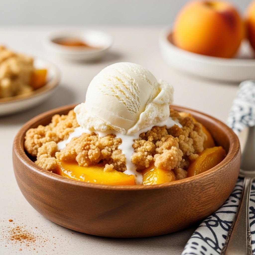 Quick Peach Cobbler Dump Cake